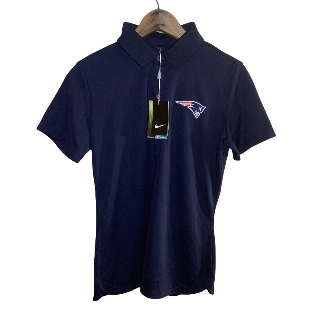 Nike New England Patriots NFL Women’s Polo Golf Shirt Size Medium